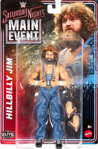 WWE Hillbilly Jim Mattel Elite Collection Saturday Nights Main Event Series 1 Wrestling Action Figure Toy Wrestler