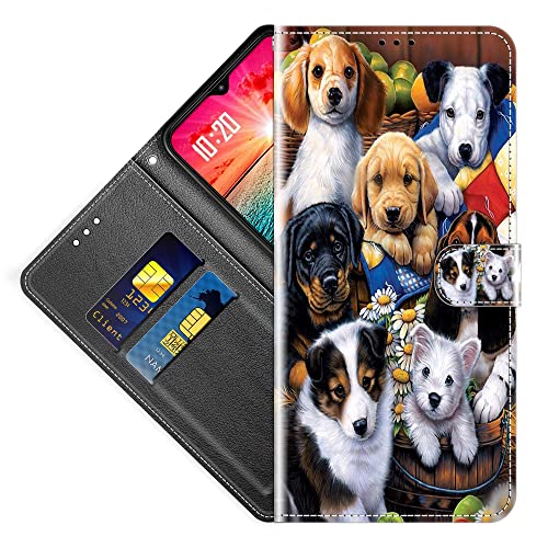 Klapph¨¹llen f¨¹r Oppo?A32 Handyh¨¹lle Flip Case Etui Lederh¨¹lle Tasche Handytasche Oppo?A32 Lite H¨¹lle Leder Klappbares Brieftasche Schutzh¨¹lle,YJS04P-05