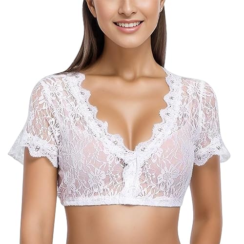 NNGOTD Dirndl mädchen 164 Damen Dirndl Trachtenkleid Kurz Set 3tlg. für Oktoberfest Dirndl Kleid,Dirndlschürze,Dirndlbluse Gr.34 bis 48 Halloween+kostüm+Damen