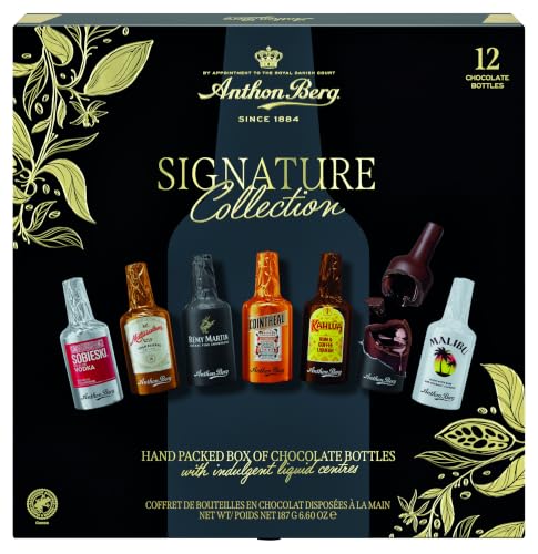 Anthon Berg Spirituosen-Schokoladenfläschchen Likörpralinen 187 g