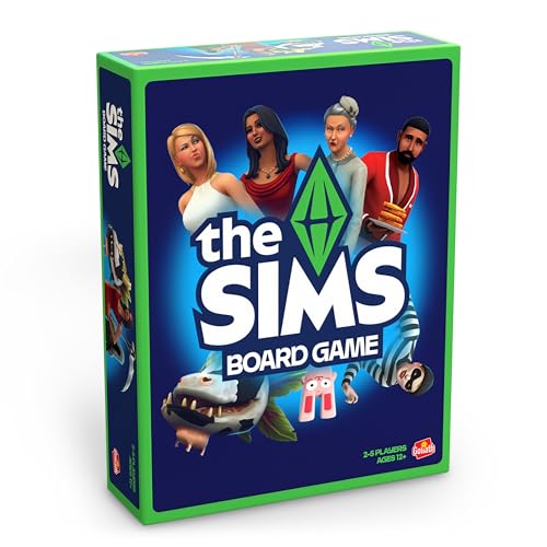 Goliath Games präsentiert: Die Sims - Brettspiel | Verwalten Sie Ihre Bedürfnisse & Erfüllen Sie Ihre Bestrebungen! | Basierend auf der beliebten Spieleserie | Brettspiele für Erwachsene | Für 2-5