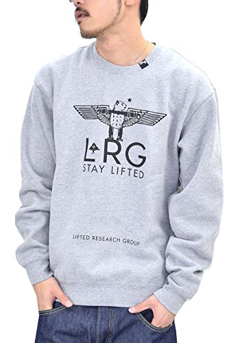 LRG Herren Highpandacrwnckswsht, Meliert, Grau, Medium