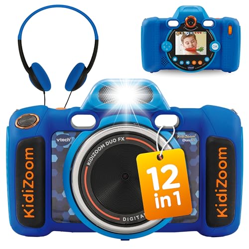 VTech KidiZoom Duo FX - Digitalkamera für Kinder mit Doppellinse