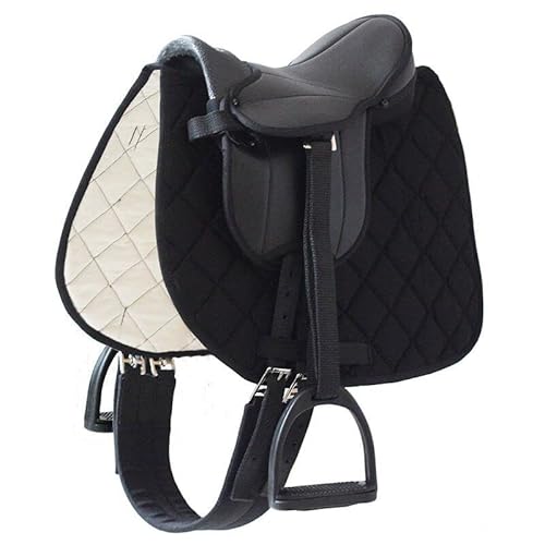 German Riding Sattelset Little Star schwarz