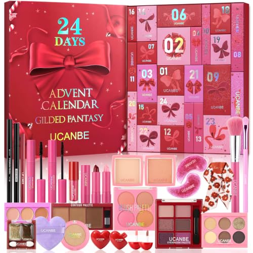 UCANBE Adventskalender Beauty 2026,24Tage Kosmetik Adventskalender Geschenk