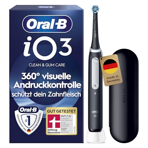 Oral-B iO Series 3 Elektrische Zahnbürste, Schwarz