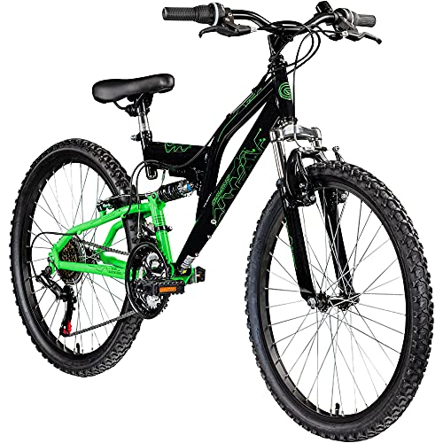 Galano FS180 24 Zoll Jugendfahrrad Mountainbike MTB 18 Gänge ab 8 J