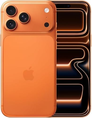 Apple iPhone 17 Pro Max, 256GB, SIM Global, Kosmische Orange- Unlocked (Generalüberholt)