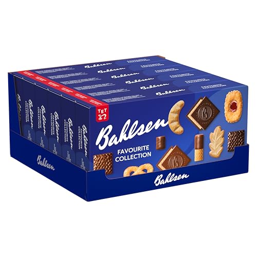 Bahlsen Favourite Collection S, 6er Pack, Knusprige Gebäck- und Waffelmischung mit Vollmilch- und edelherber Schokolade (6 x 161 g / 966 g)