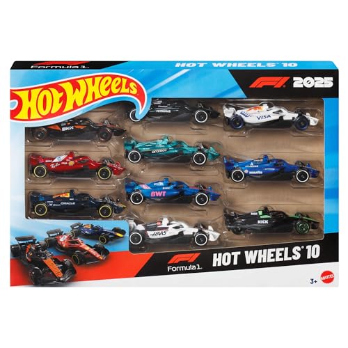 Hot Wheels Formula 1 2025 10er-Pack