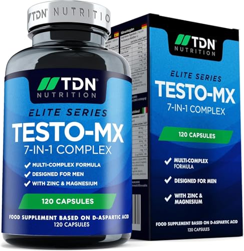 Men’s Daily Supplement – 60 Tage Vorrat – Mit Pflanzenextrakten, Zink & Magnesium – Hochwertige Kapseln – 120 Kapseln