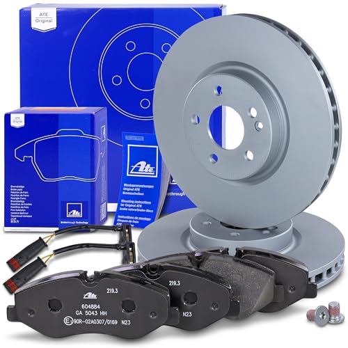 ATE Bremsenset Vorderachse inkl. Bremsschreiben vorne Ø330mm belüftet und