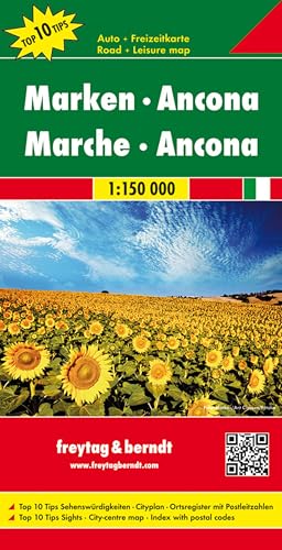 freytag & berndt Straßenkarte Marken - Ancona 1:150.000: Top 10 Tips