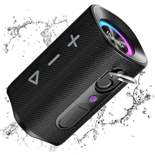 Bluetooth Lautsprecher mit Licht, Musikbox Bluetooth 5.4, 30W Max Dual Lautsprecher,30 Std Akku,Bass Boost Box mit IPX7 Wasserschut, Kabellose Stereo Pairing,Outdoor Lautsprecher für Reisen, Sport