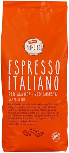 tegut... vom Feinsten Bio Espresso Italiano Ganze Bohne, 1kg