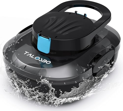 TALOSBO S1PRO 2026 Upgrade Poolroboter mit 120 Min Automatisch Reinigungszeit, Poolsauger Akku mit Dual-Motoren, 2,5H Ladezeit, Leichter Poolreiniger für Oberirdische Pools bis 100 m²