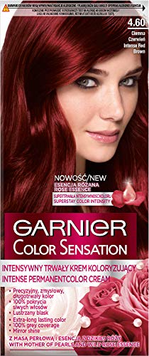 Garnier, Color Sensation Haarfärbemittel 4.60 Intensives Dunkelrot, clear