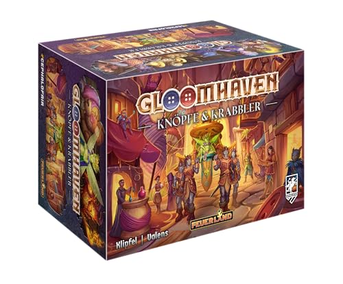 Gloomhaven - Knöpfe & Krabbler, Purple, Red, Yellow