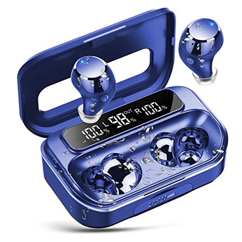 Bluetooth Kopfhörer,Kopfhörer Kabellos Bluetooth 5.3 In Ear Kopfhörer mit 4 ENC Noise Cancelling Mic,2026 Kabellose Kopfhörer 128Std Spielzeit LED-Anzeige, IP7 wasserdichte Ohrhörer Touch Control