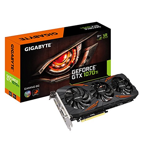 Gigabyte Geforce GTX 1070 TI Gaming GeForce GTX1070 Grafikkarte 8192MB