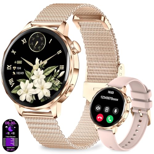 Smartwatch Damen Rund, 1.27