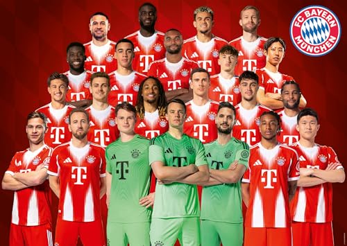 Ravensburger Puzzle 12001506 - FC Bayern München Saison 2025/2026-1000 Teile Puzzle für Erwachsene und Kinder ab 14 Jahren