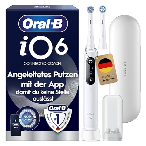 Oral-B iO Series 6 Elektrische Zahnbürste, Weiß