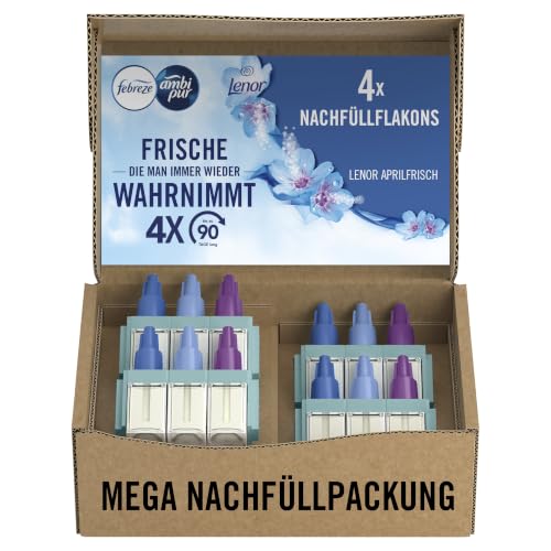 Febreze 3Volution Duftstecker 4xNachfüller, Aprilfrisch Raumduft