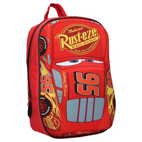 Disney 760-8462 Piston Cup Champion Cars Lightning McQueen 3D Effekt Rucksack, 31 cm