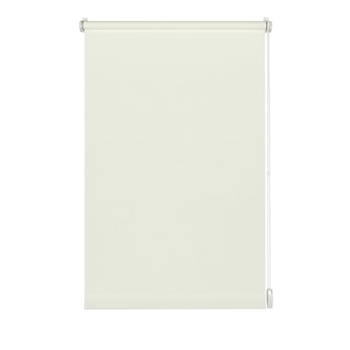 Gardinia Rollo zum Klemmen oder Kleben, Tageslicht-Rollo, Blickdicht, Alle Montage-Teile inklusive, EASYFIX Rollo Uni, Weiß, 60 x 150 cm (BxH), 10012495