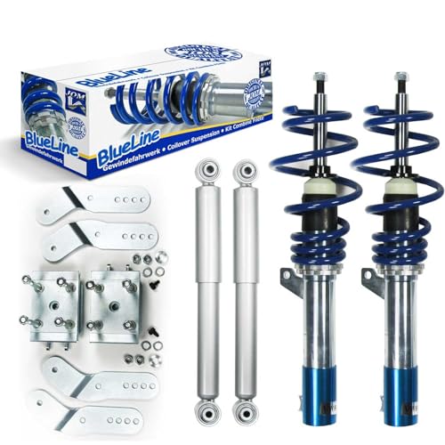 JOM BlueLine Gewindefahrwerk kompatibel mit VW Caddy 3 2KA 2KB 2004-2020 Gutachten