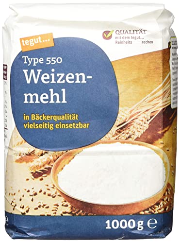 tegut... Weizenmehl Typ 550, 1 x 1kg