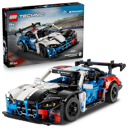 LEGO Technic BMW M4 GT3 EVO Rennwagen - Modellbausatz mit V6-Motor, Lenkung & öffnenden Türen - Gaming Geschenk für Jungen ab 11 Jahren & Jugendliche Motorsport Fans - 42226