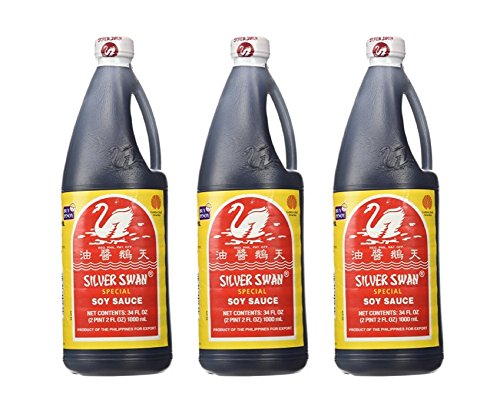 Silver Swan Special Soy Sauce 1,005.5 ml (1000 ml) - 3 Bottles Pack