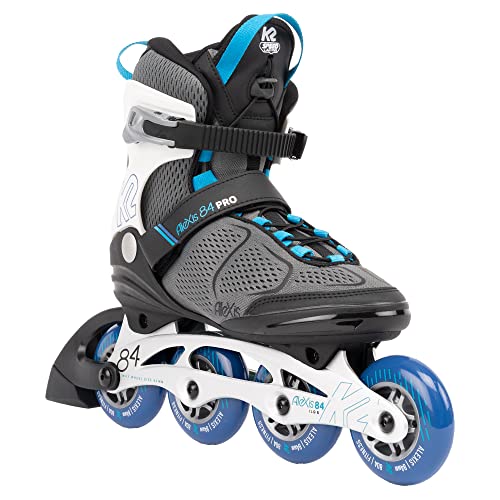 K2 Skates Damen Inline Skates Alexis 84 PRO, Grey - Blue, 30G0517.1.1.085