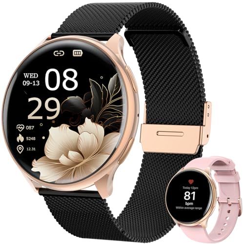 SLOKSFil Smartwatch Damen mit Telefonfunktion, 1.39