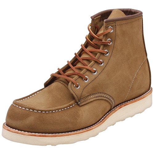 Red Wing Mens Classic Moc Toe 8881 Brown Suede Boots 44.5 EU