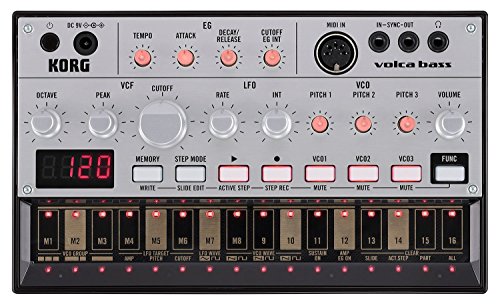 Korg VOLCA-BASS Analog-Synthesizer Schwarz