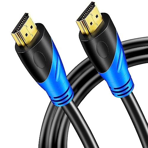 Rommisie 8K HDMI 2.1 Kabel 0.5m, 8K@60Hz 4K@120Hz Ultra High Speed Kabel Lead 48Gbps, Supports eARC HDR10 HDCP 2.2/2.3, Kompatibel mit all HDMI devices PC/TV/HDTV/Blu-ray