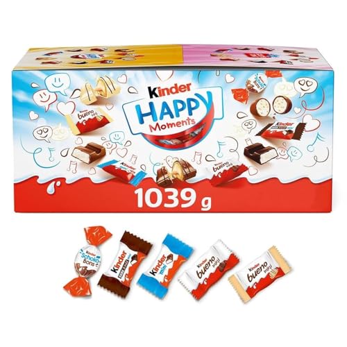 kinder Happy Moments Mini Mix - 5 verschiedene Spezialitäten, 1039 g