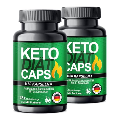 NEU: Saint Nutrition® Keto Diet Caps – Stoffwechsel Rezeptur extrem, schnell & endlich für Frauen + Männer mit hochwertige natürliche Inhaltsstoffe, Nahrungsergänzungsmittel 120 Stück