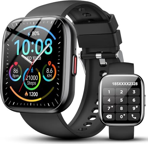 Ddidbi Smartwatch Damen Herren, Fitnessuhr Damen mit Telefonfunktion 1.85