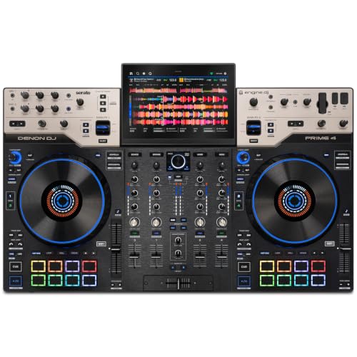 Denon DJ PRIME 4 G2 Standalone DJ Pult mit integriertem Stems-Rendering