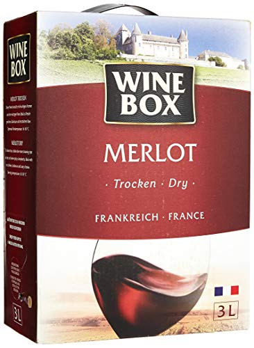 Wine Box - Merlot IGP Pays d'Oc Rotwein trocken Bag-in-Box (1 x 3 l)