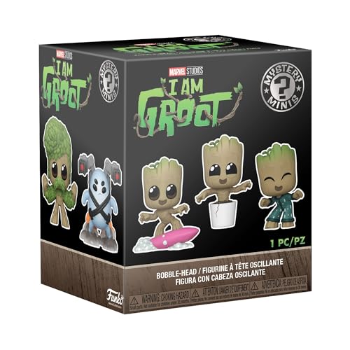 Funko Mystery Mini - Marvel - Guardians of The Galaxy - 1 of 12 to Collect - Styles Vary - Groot Shorts- Vinyl-Sammelfigur - Geschenkidee - Offizielle Handelswaren - TV Fans und Display