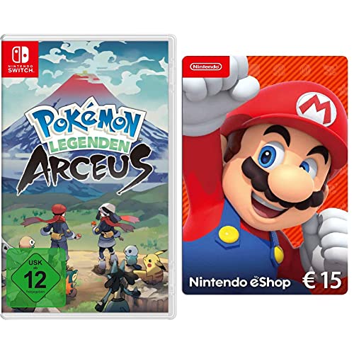 Pokémon-Legenden: Arceus [Nintendo Switch] + eShop Card | 15 EUR Guthaben (Download Code)