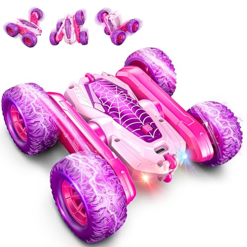 Dreamlandia Geschenk Mädchen 3-10 Jahre, 2.4Ghz 4WD Ferngesteuertes Auto Spielzeug RC Auto, Ostergeschenke für Kinder & Mädchen