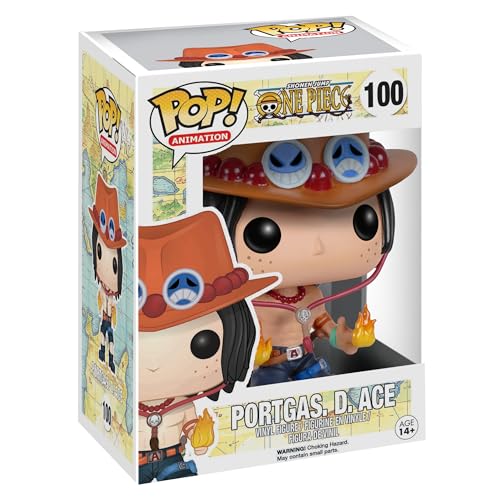 Funko Pop! Animation: One Piece - Portgas D. Ace - Vinyl-Sammelfigur - Geschenkidee - Offizielle Handelswaren - Spielzeug Für Kinder und Erwachsene - Anime Fans - Modellfigur Für Sammler