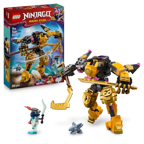 LEGO NINJAGO Arins Spinjitzumech - Ninja-Spielset mit beweglicher Mech Figur, 2 Minifiguren und Baby Ryu Drachenmodell - Geschenkidee für Jungen und Mädchen ab 7 Jahren - 71839