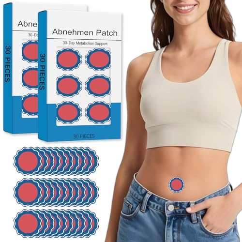Abnehmpflaster, Abnehmen Schnell Pflaster, Patch für Alle Körpertypen, Slimming Aufkleber, Externe Anwendungen, Sanfte und Hautfreundlich, Natural Ingredients, 60 Stück